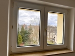 Gemütliches Zuhause im Grünen - Blick aus dem Fenster