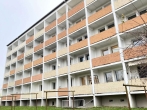 Praktische Singlewohnung mit Einbauküche und Balkon - Rückansicht